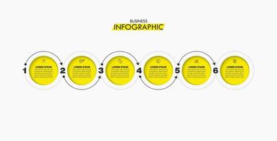 Presentation business infographic template vector