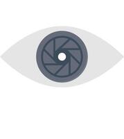 eye camera vector illustration on a background.Premium quality symbols.vector icons for concept and graphic design.