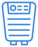 Air Purifier Icon Style vector