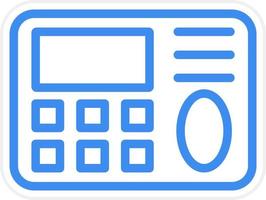 Fingerprint Scanner Icon Style vector