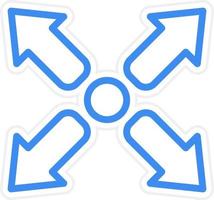 Expand Icon Style vector