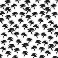 Black and white pattern with eagle vector