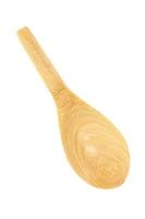 Wooden spoon on White background photo