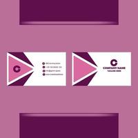 reative company visitng card design vector