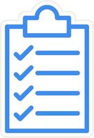 checklist Icon Style vector