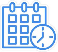 Schedule Icon Style vector