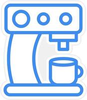 Coffee Machine Icon Style vector