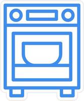 Oven Icon Style vector