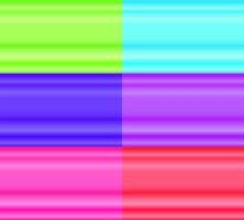 seis conjuntos de fondo abstracto de gradiente horizontal. estilo brillante, borroso, moderno y de color. verde, azul, morado, rosa y rojo. ideal para telón de fondo, página de inicio, papel tapiz, portada, afiche, pancarta o volante vector