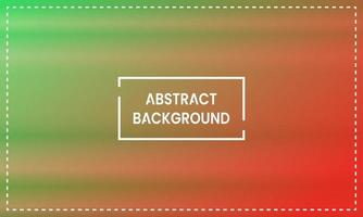 green and red horizontal gradient abstract background with frame. shiny, simple, blur, modern and colorful style. great for backdrop, copy space, wallpaper, card, cover, poster, banner or flyer vector