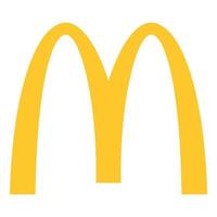 McDonalds logo. Editorial illustration vector