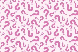 Seamless pattern from of question marks. vector
