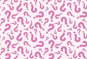Seamless pattern from of question marks. vector