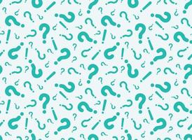 Seamless pattern from of question marks. vector