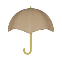 ícone de guarda-chuva 3d, perfeito para uso como um elemento adicional em seus modelos, pôsteres e designs de banner png