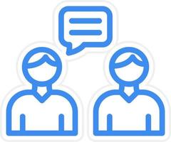 Conversation Icon Style vector