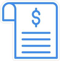 Expenses Icon Style vector