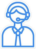 Telemarketer Icon Style vector