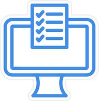 Monitor Icon Style vector