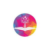 diseño del logotipo de la iglesia del árbol cruzado de la biblia. logotipo de la iglesia bíblica vector