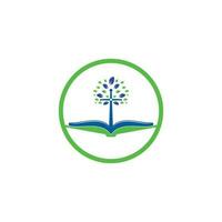 Bible Cross Tree Church Logo Design. Bible church logo vector