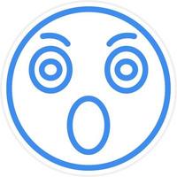 Surprised Icon Style vector