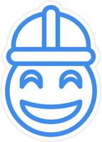Engineer Icon Style vector