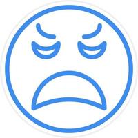 Sad Icon Style vector