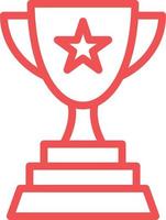Trophy Icon Style vector