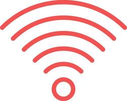 estilo de icono wifi vector