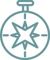 Compass Icon Style vector
