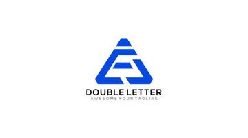 Elegant EA EA Letter Linked Logo Design vector