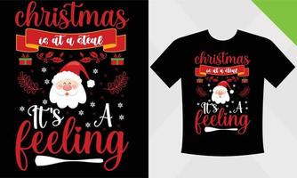 archivo eps de plantilla de diseño de camiseta de navidad para vector de navidad