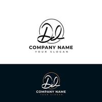 Dd Initial signature logo vector design