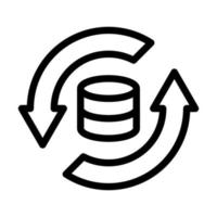 Backup Icon Design vector