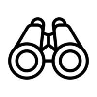 diseño de icono de binoculares vector