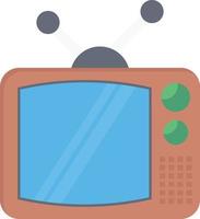 ilustración vectorial de televisión en un fondo. símbolos de calidad premium. iconos vectoriales para concepto y diseño gráfico. vector