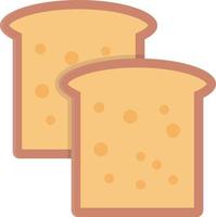ilustración de vector de pan en un fondo. símbolos de calidad premium. iconos vectoriales para concepto y diseño gráfico.