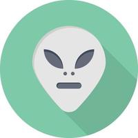 ilustración vectorial alienígena en un fondo. símbolos de calidad premium. iconos vectoriales para concepto y diseño gráfico. vector