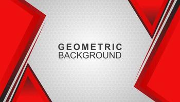 Geometric background in red and White with a pattern style, background for offline streaming, advertisements, banners, and others vector