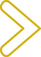 Right Chevron Icon Style vector