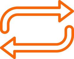 Repeat Icon Style vector
