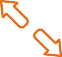 Resize Icon Style vector