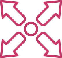 Expand Icon Style vector