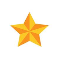 Golden star gold illustration Design vector