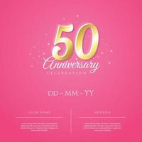 Festive 55th anniversary celebrations. - Vector. vector