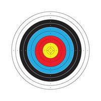 single target archery vector