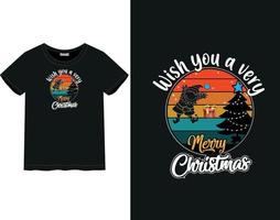 Merry Christmas Day t-shirt vector
