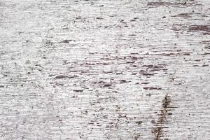 Texture shabby paint on the tree. Old white scratched wooden background. photo