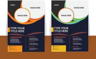 Business flyer design template vector